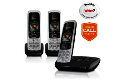 Gigaset C430A X3 Cordless Telephone TAM - Silver